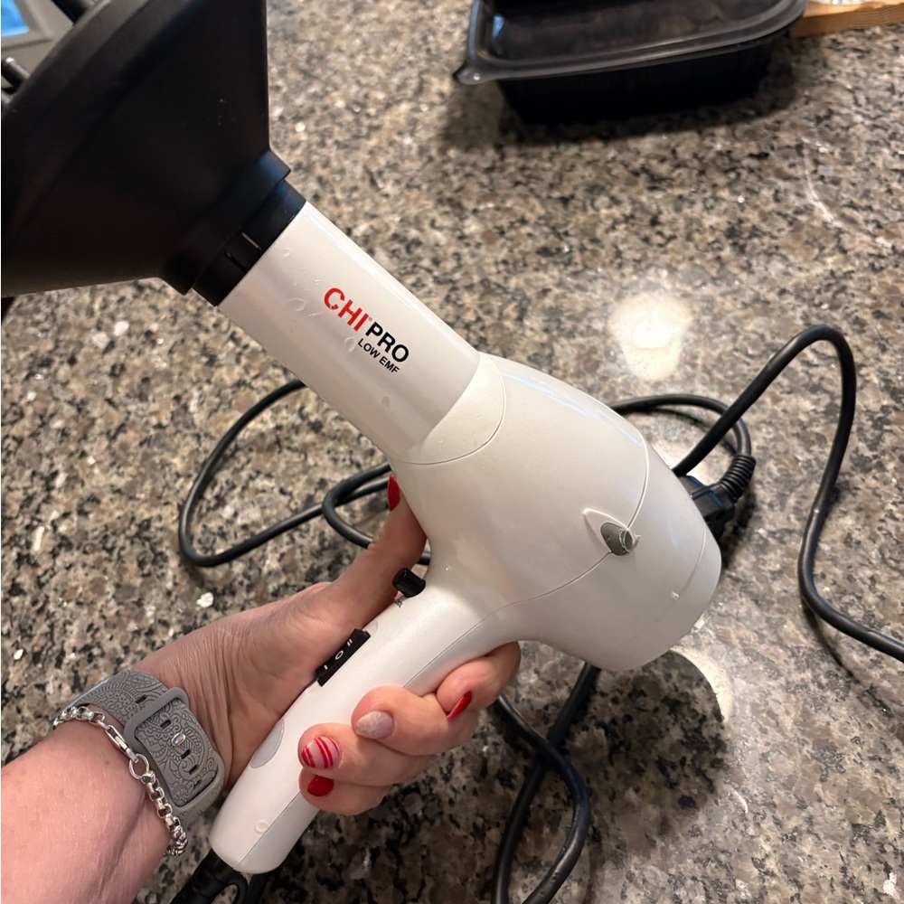 CHI Pro White Hair Dryer